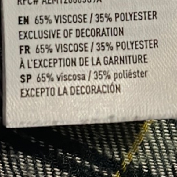 AE boyfriend fit flannel - Picture 2 of 2